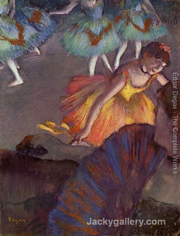 Ballet, seen from a loge by Edgar Degas paintings reproduction